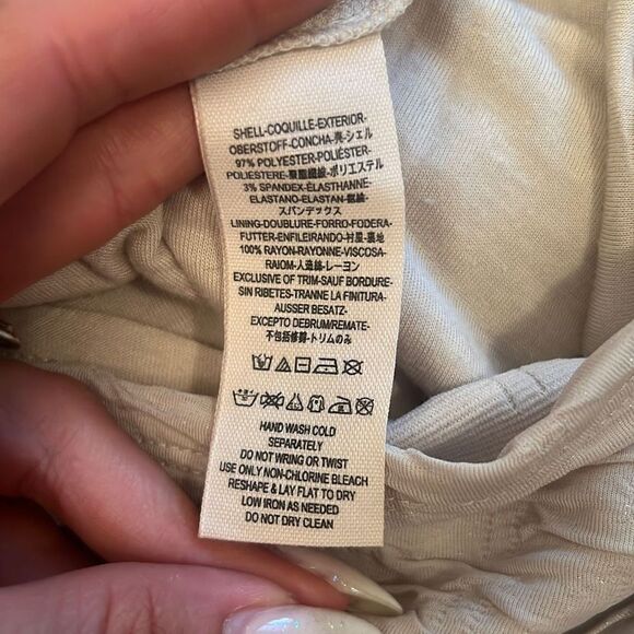 Free People Bringing Sexy Back Women's Cream Beaded Open Back Dress - Picture 9 of 9